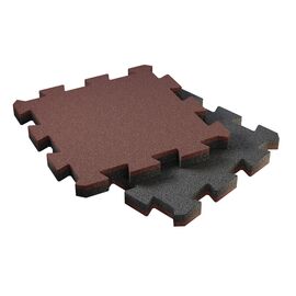 Резиновая плитка "Пазл" 500×500×40мм П40(Пазл)