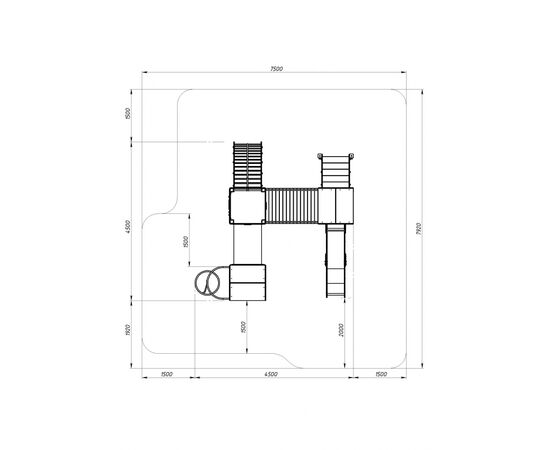Городок (Город) - ДИК 2.01.3.03-21 - Игровой комплекс H=1200