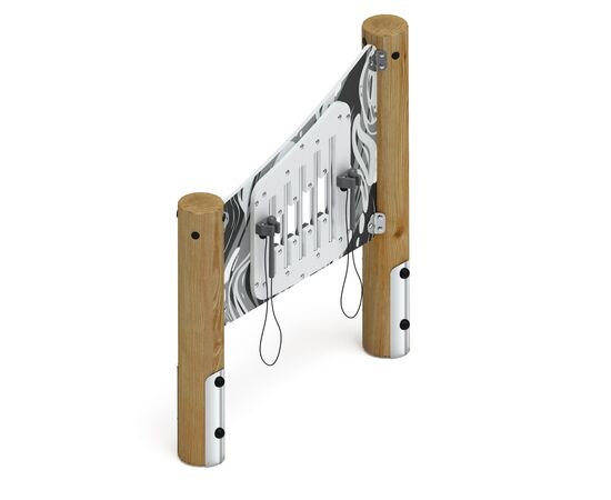 Металлофон (лиственница орех) МФ 22.01.09-И1.02