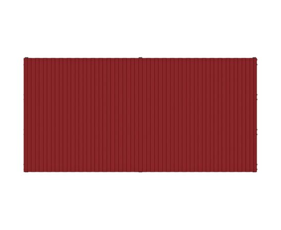 Навес контейнерной площадки для мусора (красный) (2 секции) МФ 55.02.03-04